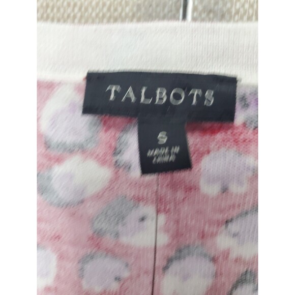 Talbots Cotton Blend Scoop Neck Sleeveless Knit Tank Top Size Small NWT - Picture 2 of 5